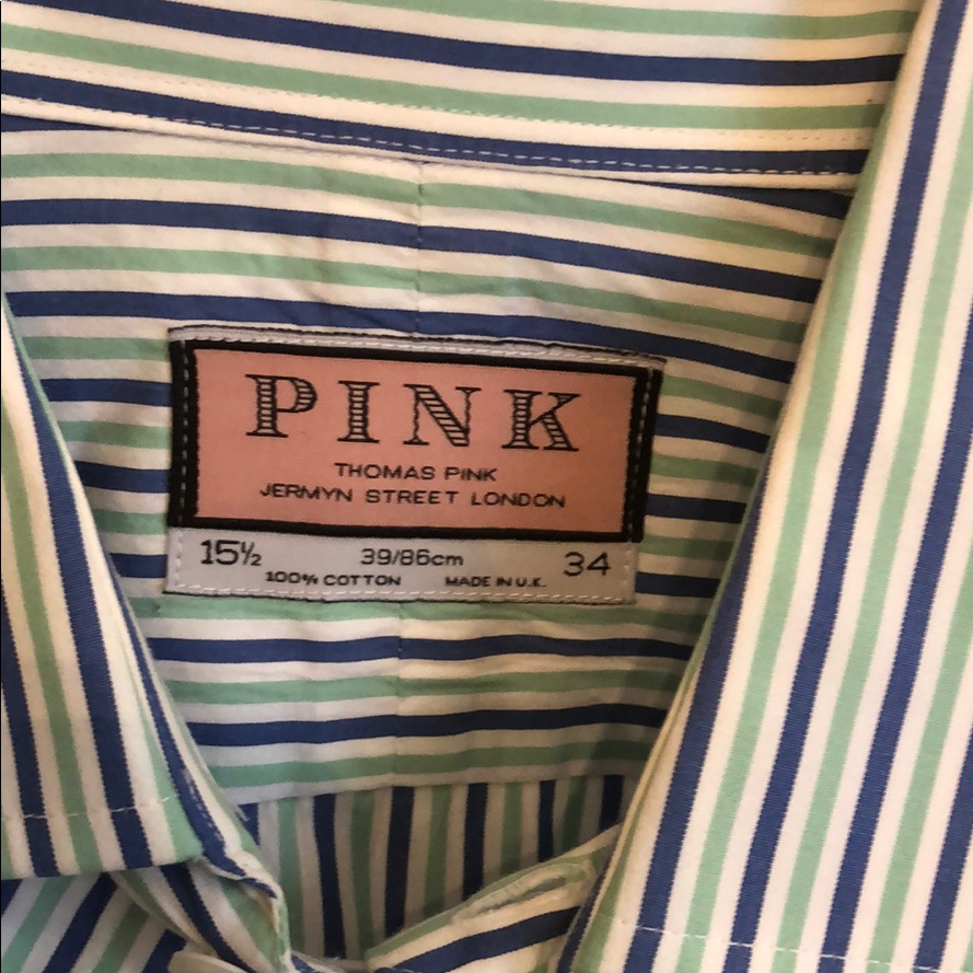 Thomas Pink 15.5x34